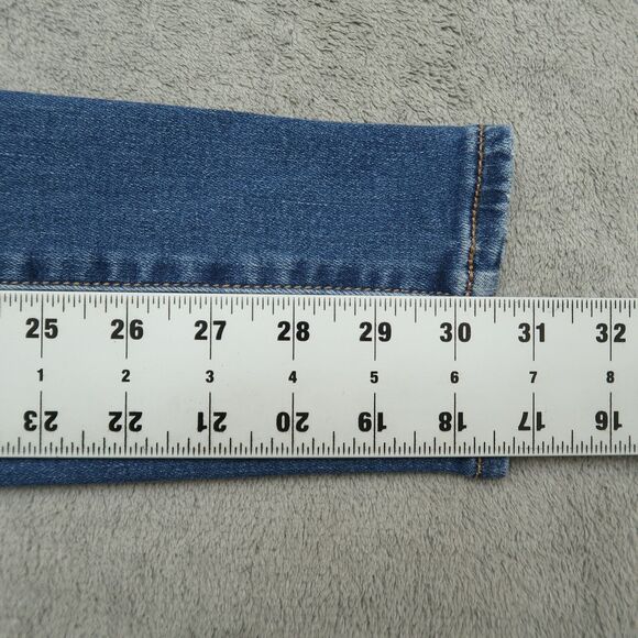 American Eagle Jeans Women's Size 2/25 Long Blue High-Rise Jegging 30.5" Inseam - Picture 4 of 16